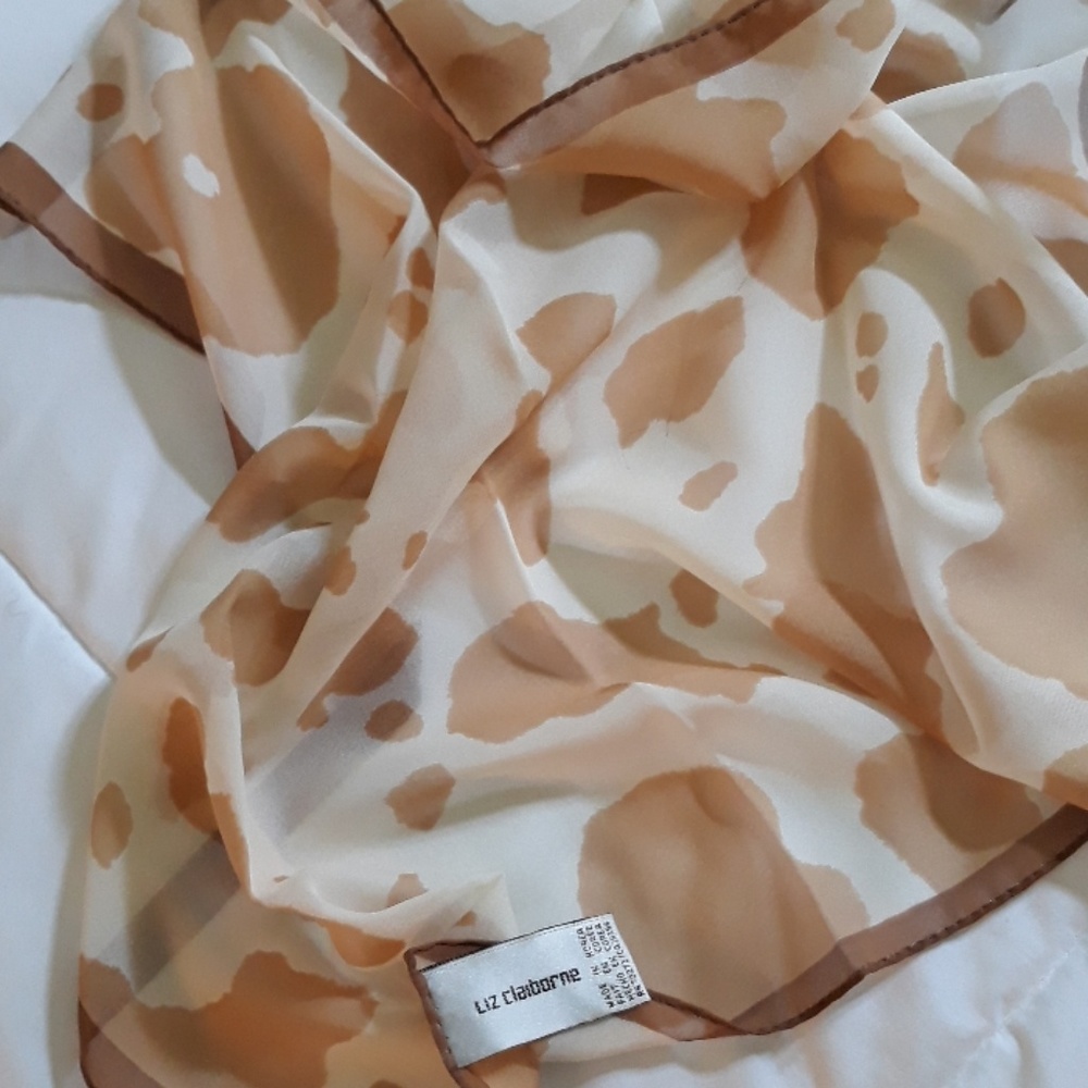 Vintage Liz Claiborne 20" Square Scarf
